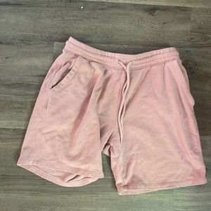 Old Navy Pink Athletic Shorts with Drawstring Waistband